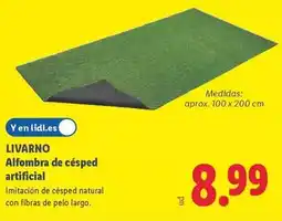 Lidl Livarno - alfombra de césped artificial oferta