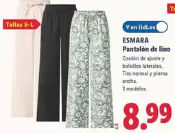Lidl Esmara - pantalon de lino oferta