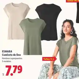 Lidl Esmara - camiseta de lino oferta