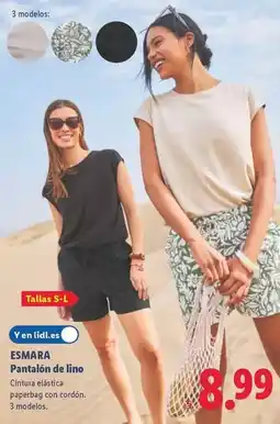 Lidl Esmara - pantalón de lino oferta