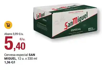 San miguel - cervesa especial