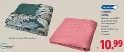 Lidl Livarno - colcha oferta