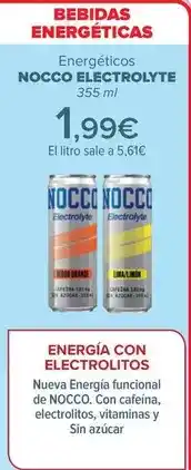 Carrefour Nocco - energéticos electrolyte oferta