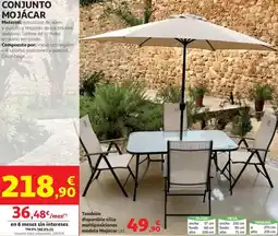 Alcampo Conjunto mojacar oferta
