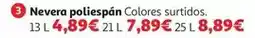 Alcampo Nevera polispan 13 l oferta