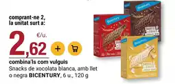 BonpreuEsclat Bicentury - snacks de xocolata blanca oferta