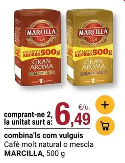 BonpreuEsclat Marcilla - cafe molt natural o mescla oferta