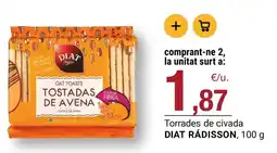 BonpreuEsclat Diet radisson - torrades de civada oferta