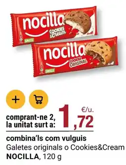 BonpreuEsclat Nocilla - galetes originals o cookies&cream oferta