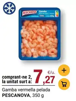 BonpreuEsclat Pescanova - gamba vermella pelada oferta