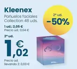 Clarel Kleenex - panuelos faciales collection oferta