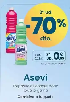 Clarel Asevi - fregasuelos concentrado toda la gama oferta