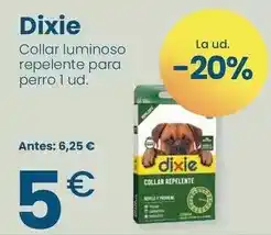 Clarel Dixie - collar luminoso repelente para perro oferta