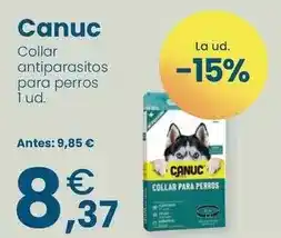 Clarel Canuc - collar antiparasitos para perros oferta