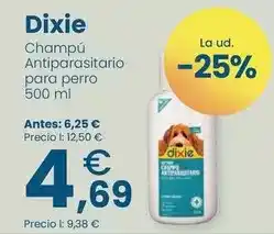 Clarel Dixie - champu antiparasitario para perro oferta