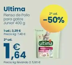 Clarel Ultima - pienso de pollo para gatos junior oferta