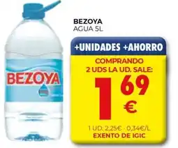 CashDiplo BEZOYA Agua oferta