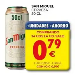 CashDiplo SAN MIGUEL Cerveza oferta