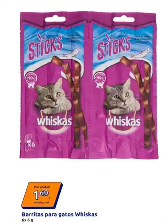 WHISKAS Barritas para gatos