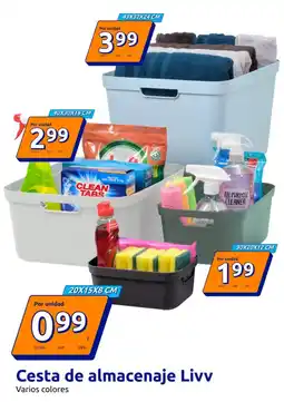 Action Cesta de almacenaje Livv oferta