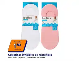 Action Calcetines invisibles de microfibra oferta