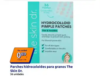 Action THE SKIN DR. Parches hidrocoloides para granos oferta