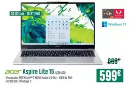 PCBox Acer - aspire lite 15 oferta