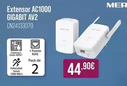 MR Micro Extensor ac1000 gigabit av2 oferta