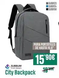 PCBox SUBBLIM City Backpack oferta