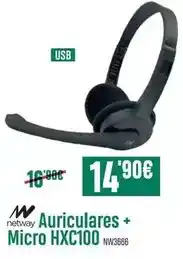 PCBox Netway - auriculares + micro hxc100 oferta