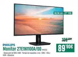 PCBox Philips - monitor 27e10n1100a/00 oferta