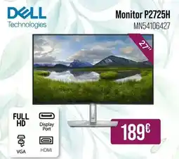 MR Micro Dell - monitor p2725h oferta