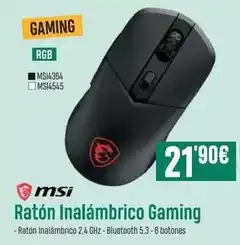 PCBox Gaming - ratón inalambrico gaming oferta