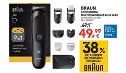 Worten Braun - afeitadora multifunciones mgk5540 oferta