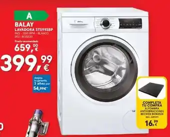 Worten Balay - lavadora 3ts993bp oferta