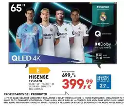 Worten Hisense - tv 65e70 oferta