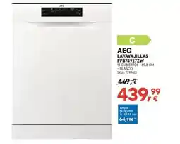 Worten Aeg - lavavajillas ffe74927zw oferta