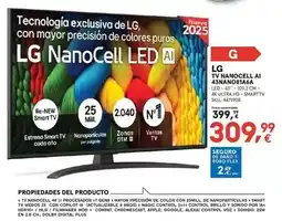 Worten Lg - tv nanocell a i 43nano61a6a oferta