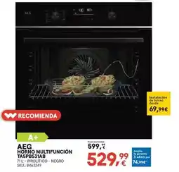 Worten Aeg - horno multifunción taspbs331ab oferta