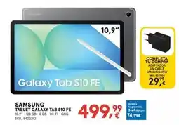 Worten Samsung - tablet galaxy tab s10 fe oferta