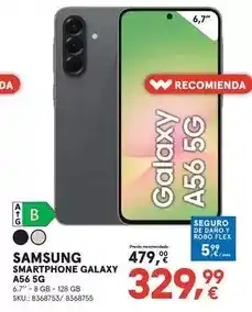 Worten Samsung - smartphone galaxy a56 5g oferta