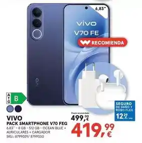 Worten Vive - pack smartphone v70 feg oferta