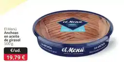 GM Cash & Carry El menu - anchoas en aceite de girasol oferta