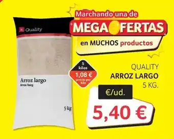 Quality - arroz largo