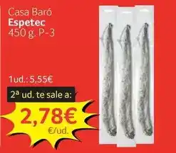 GM Cash & Carry Casa baró espetec oferta