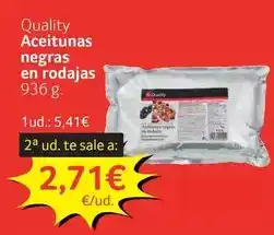 GM Cash & Carry Quality - aceitunas negras en rodajas oferta