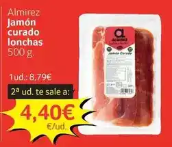 GM Cash & Carry Almirez - jamón curado lonchas oferta