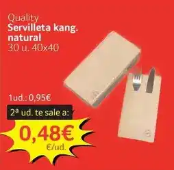 GM Cash & Carry Quality - servilleta kang natural oferta