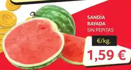 GM Cash & Carry Sandía rayada sin pepitas oferta