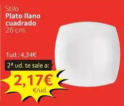 GM Cash & Carry Stilo plato llano cuadrado oferta